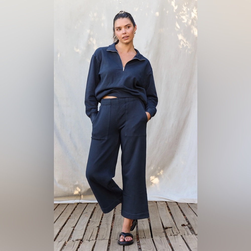 Mate the label Organic Fleece Wide Leg Pant